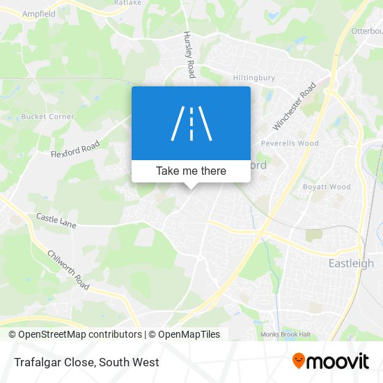 Trafalgar Close map