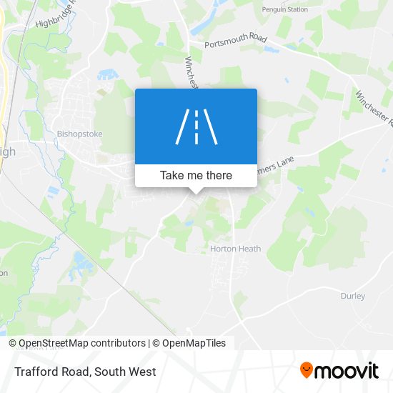 Trafford Road map
