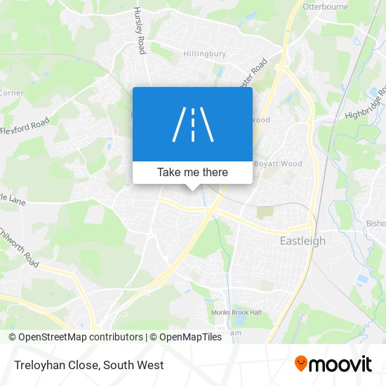 Treloyhan Close map