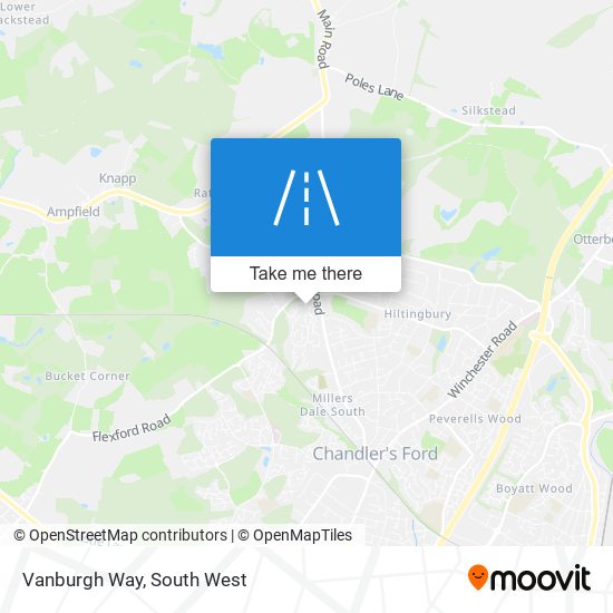 Vanburgh Way map