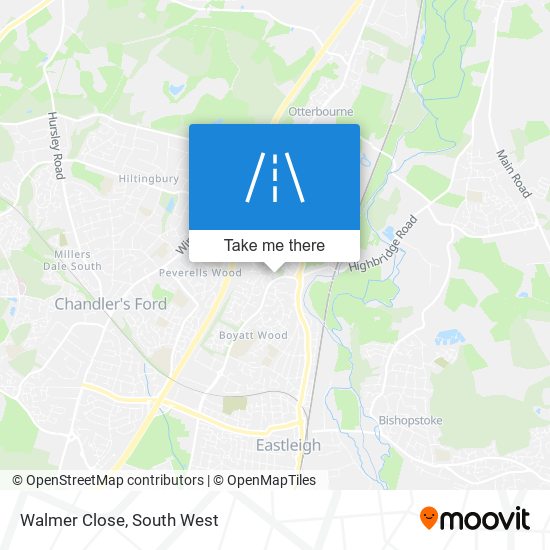 Walmer Close map