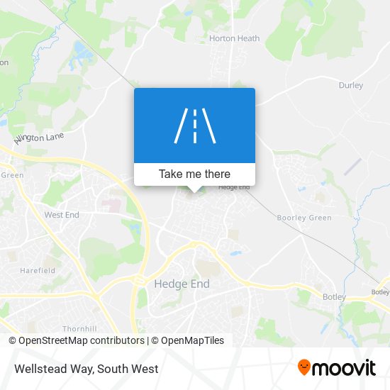 Wellstead Way map