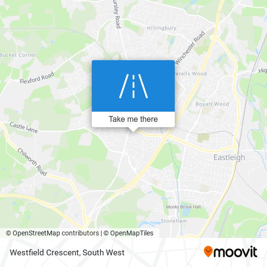 Westfield Crescent map