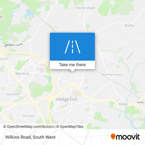 Wilkins Road map