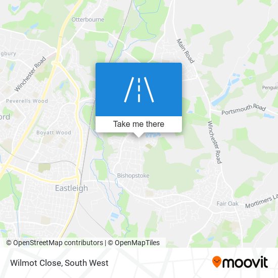 Wilmot Close map