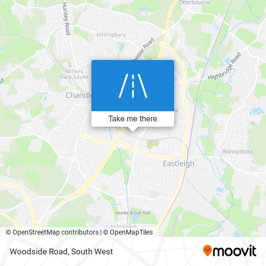 Woodside Road map