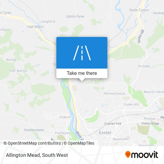 Allington Mead map