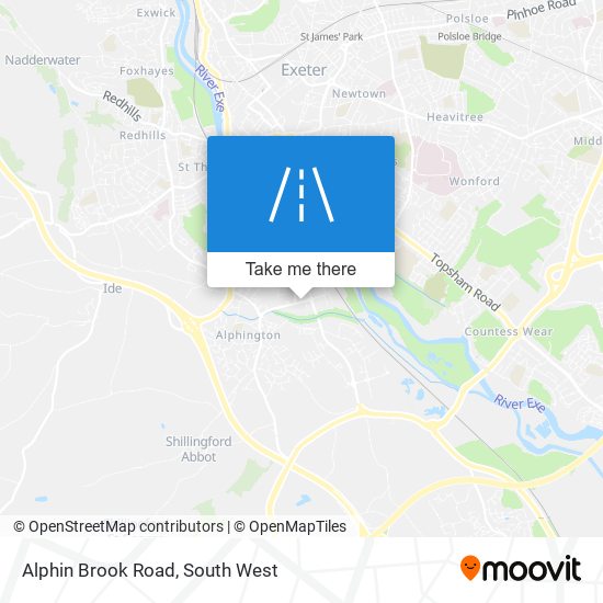 Alphin Brook Road map