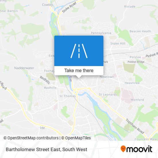 Bartholomew Street East map