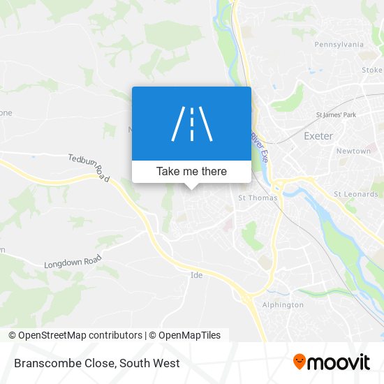 Branscombe Close map