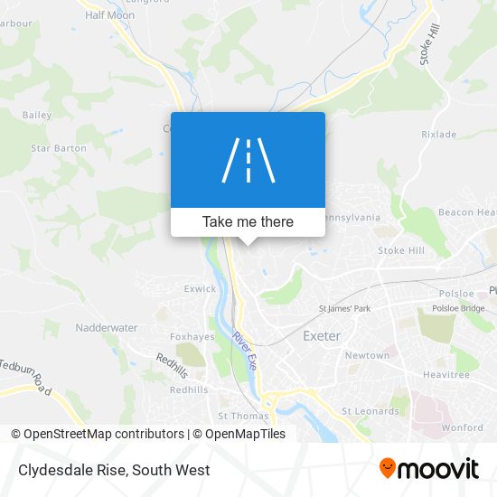 Clydesdale Rise map