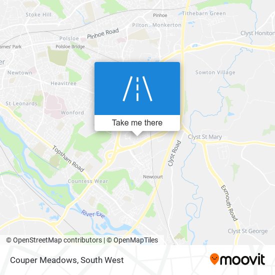 Couper Meadows map