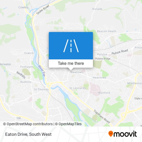 Eaton Drive map