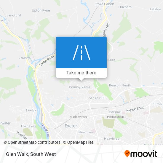 Glen Walk map