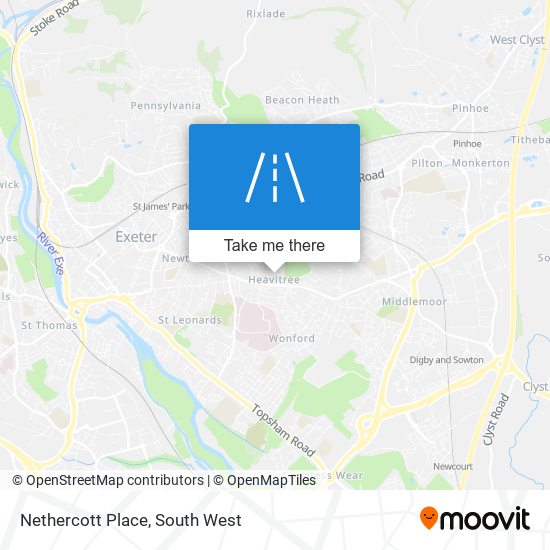 Nethercott Place map