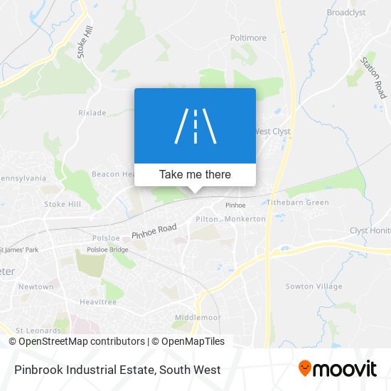 Pinbrook Industrial Estate map