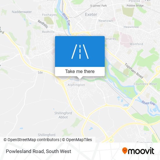 Powlesland Road map