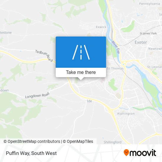 Puffin Way map