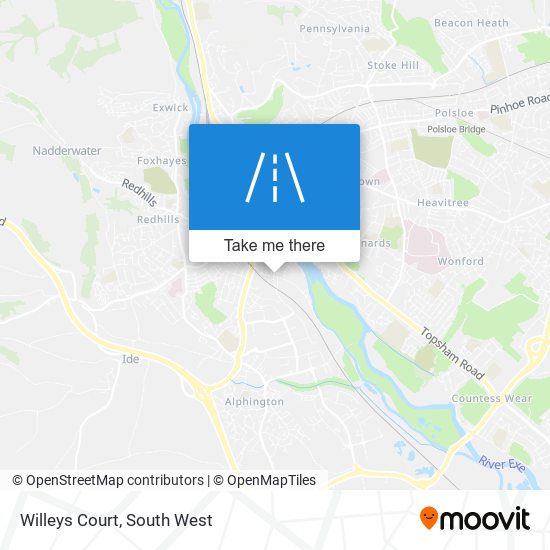 Willeys Court map