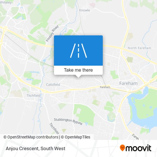 Anjou Crescent map