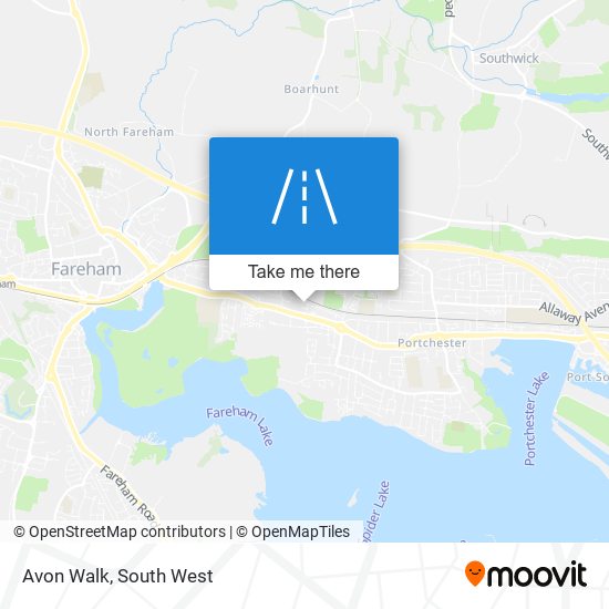 Avon Walk map
