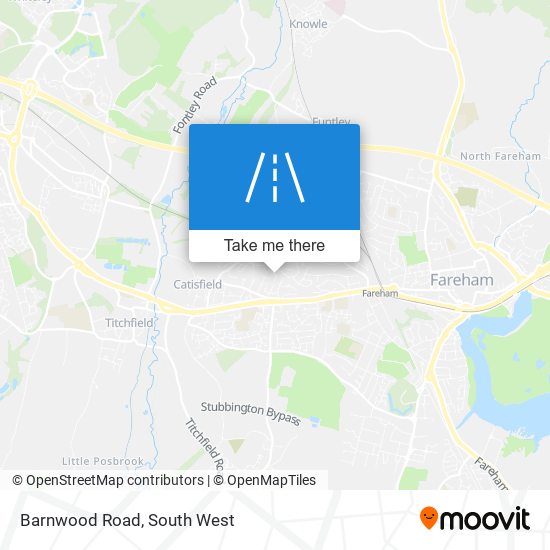 Barnwood Road map