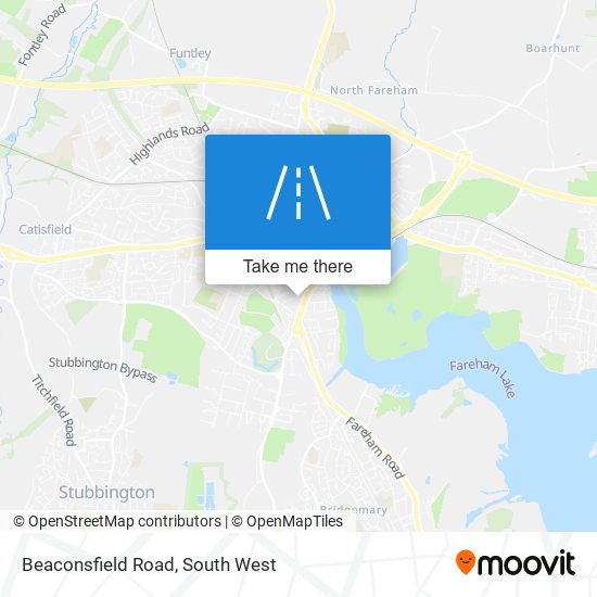 Beaconsfield Road map