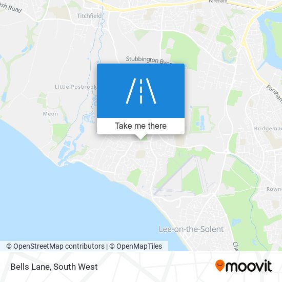 Bells Lane map
