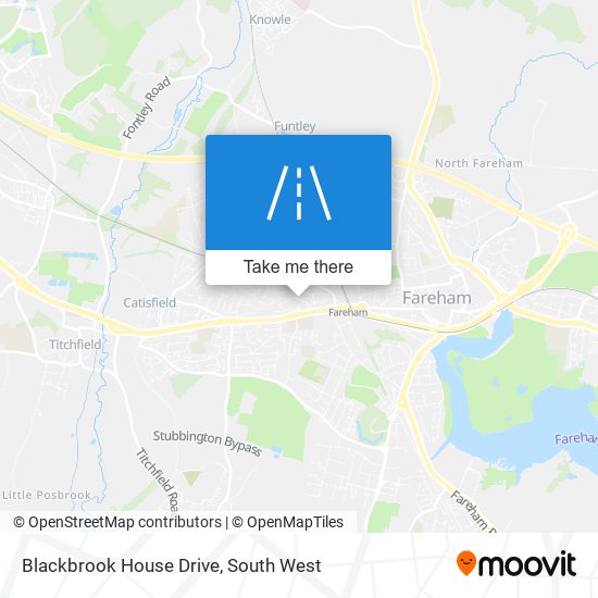 Blackbrook House Drive map