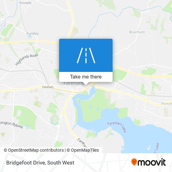 Bridgefoot Drive map