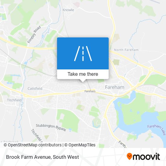 Brook Farm Avenue map