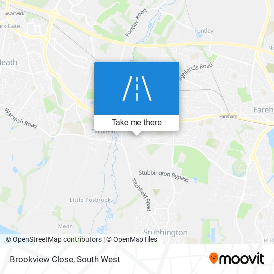 Brookview Close map