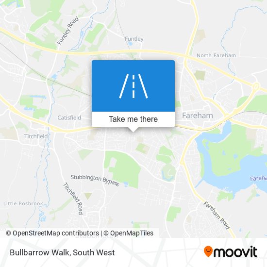 Bullbarrow Walk map