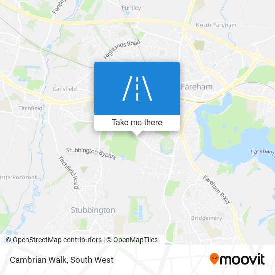 Cambrian Walk map
