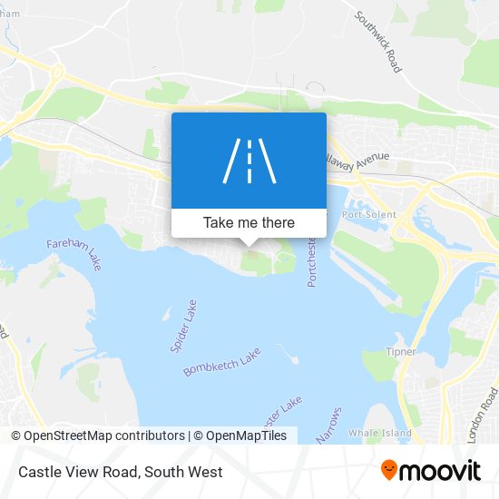 Castle View Road map