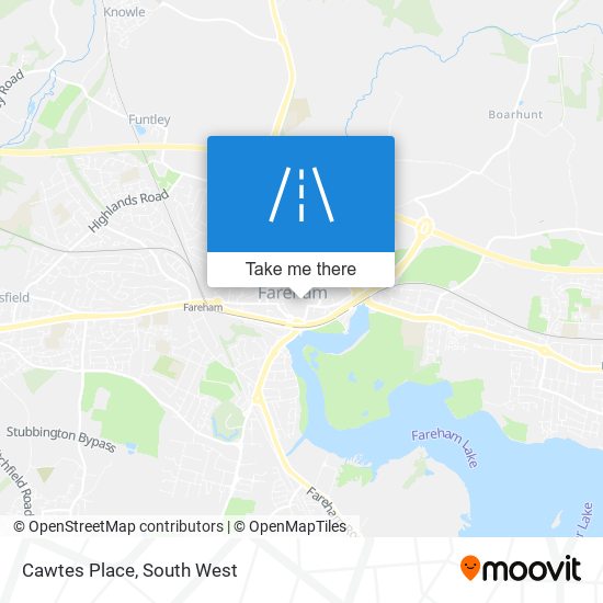 Cawtes Place map