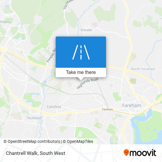 Chantrell Walk map
