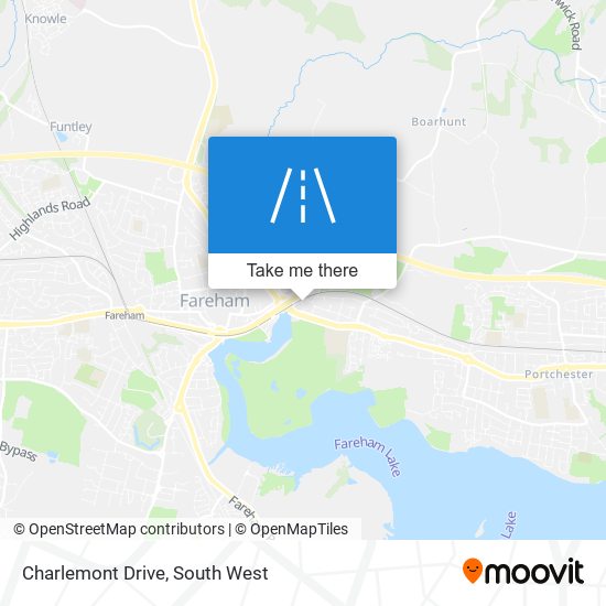Charlemont Drive map
