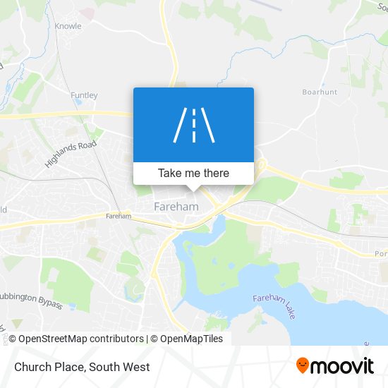 Church Place map