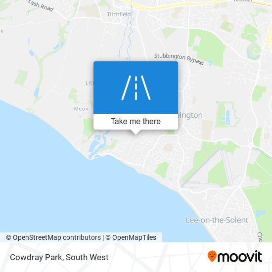 Cowdray Park map