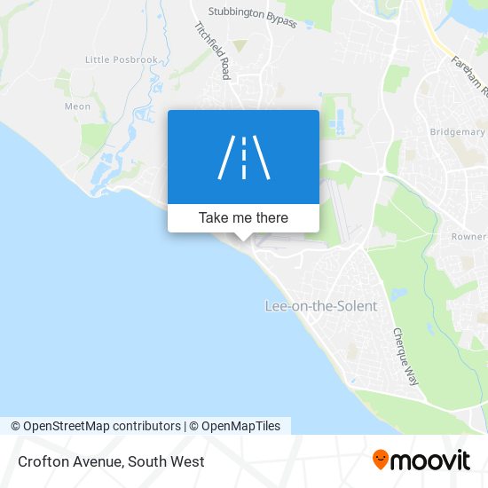 Crofton Avenue map