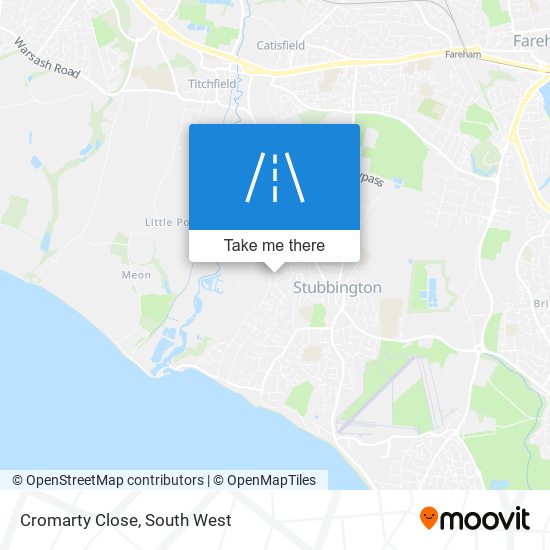 Cromarty Close map