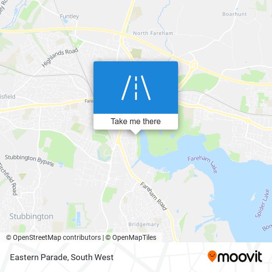 Eastern Parade map