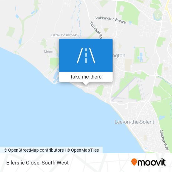 Ellerslie Close map