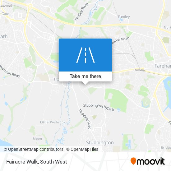 Fairacre Walk map