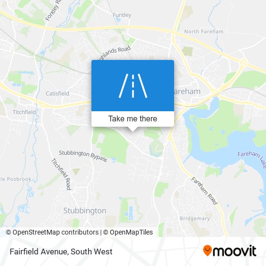 Fairfield Avenue map
