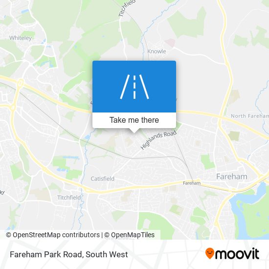 Fareham Park Road map
