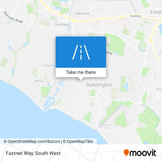 Fastnet Way map