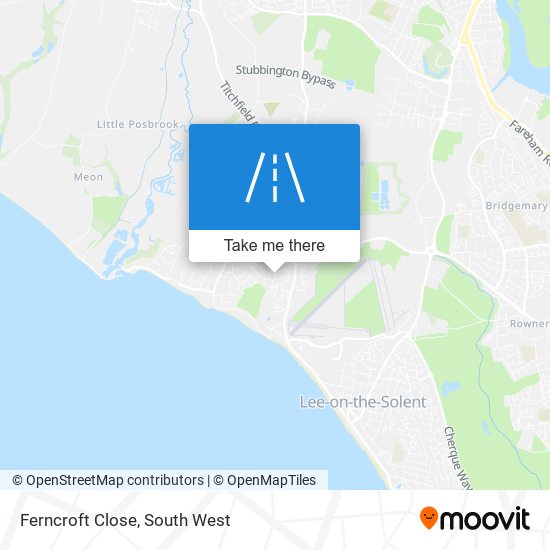 Ferncroft Close map
