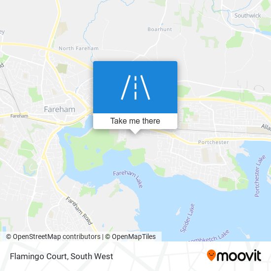 Flamingo Court map